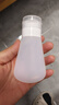 四萬公里旅行分裝瓶袋硅膠瓶乳液洗面奶洗發(fā)沐浴露小瓶子空瓶SW2101白89ml 曬單實拍圖