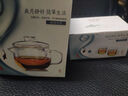 宣室堂茶壺玻璃耐高溫泡茶壺玻璃茶具套裝過濾茶水分離杯水壺花茶壺家用 企鵝壺650毫升（帶2杯） 曬單實拍圖