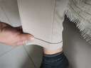 太平鳥(niǎo)男裝休閑褲純色錐形九分褲通勤簡(jiǎn)約男士 卡其4（錐形） 2XL(35)  曬單實(shí)拍圖