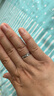 中國黃金四葉草情侶銀戒指一對男女求婚對戒生日禮物送女友老婆結(jié)婚紀念日 幸運四葉草情侶戒指【京速達】 曬單實拍圖