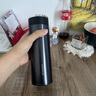 Stanisic德國(guó)品牌保溫杯男士智能顯溫316不銹鋼定制泡茶水杯子高檔禮物 鋼本色 460ml 曬單實(shí)拍圖