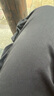 春秋季潮牌男褲寬松大碼多口袋耐磨耐臟休閑褲工裝褲子百搭時(shí)尚帥 小高X916黑色 2XL 曬單實(shí)拍圖