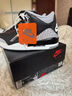 耐克（NIKE）Air Jordan 3 OG”Black Cement“AJ3黑水泥中幫籃球鞋DN3707-010 DN3707-010黑水泥 44 曬單實(shí)拍圖