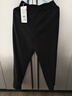 尚都比拉面試通勤休閑褲女夏季正裝氣質(zhì)修身西褲高腰九分褲 黑色  S  曬單實(shí)拍圖