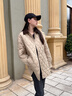 波司登25年輕薄羽絨服女短款90絨巴恩風(fēng)翻領(lǐng)夾克外套B250135334 曬單實拍圖