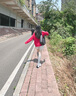 CAMILA KSENIA老爹鞋女2025新款夏季休閑跑步鞋百搭厚底港風(fēng)增高網(wǎng)面透氣運動鞋 灰藍(lán)色 35 曬單實拍圖