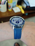 淺里原裝適用小米手表watch S3金屬表圈watch S4金屬表圈黑彩虹esim銀色不銹鋼表圈屏幕 Watch S4表圈表帶套裝 藍(lán)灰雙時(shí)區(qū) 曬單實(shí)拍圖
