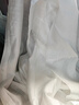 貞喜氣白色襯衫女冰絲襯衣女士新款洋氣高級(jí)感法式寬松長(zhǎng)袖襯衫防曬外套 白色 M 曬單實(shí)拍圖