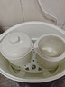 天際隔水燉鍋 2.2L/3.2L/4L升電燉鍋 家用陶瓷大容量電燉盅 煮粥鍋煲湯鍋 電燉燉鍋 燕窩燉盅 隔水燉盅 2.2L 一鍋三膽 曬單實(shí)拍圖