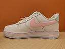 耐克空軍一號女子透氣輕便板鞋秋運動(dòng)鞋NIKE AIR FORCE 1 IH0640 161白/泡沫粉/白/冰川藍 36 曬單實(shí)拍圖