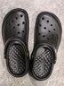 斯凱奇（Skechers）洞洞鞋女士夏季透氣戶外沙灘鞋休閑涼拖鞋111514 全黑色/BBK 36 曬單實拍圖