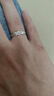 中國黃金碎碎冰情侶戒指男女求婚銀對戒七夕情人節(jié)禮物送女友老婆生日 碎碎冰情侶對戒【京速達】 曬單實拍圖