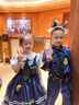 G.DUCKKIDS童裝洛麗塔公主裙女童連衣裙夏季朱迪兒童裙子兔子警官生日蓬蓬裙 朱迪裙子+裙撐 100 尺碼2~3歲【 90-100cm】 曬單實(shí)拍圖