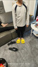 優(yōu)優(yōu)1點（Yoyo one）兒童運動服男童體能訓練服速干衣套裝大童跑步羽毛球籃球服騎行服 19517灰色+16121深藍色 150 150cm 曬單實拍圖
