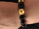 中國黃金（CHINA GOLD）足金六字真言轉(zhuǎn)運珠硬金錢福字黃金手鏈男女款DIY串珠配件520禮物 12mm六字真言珠 約1g【國金禮盒】 曬單實拍圖