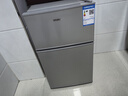 HYUNDAI（韓國現(xiàn)代） 小冰箱 冰箱小型雙開門 迷你雙門家用宿舍租房冷藏冷凍電冰箱節(jié)能省電 68L銀【節(jié)能省電+高性價比】 曬單實拍圖