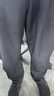 班尼路（Baleno）褲子男夏季運(yùn)動(dòng)冰絲高街美式潮流垂感青少年休閑黑色純色速干褲 曬單實(shí)拍圖