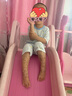巴帝巴帝夏季嬰幼兒童家居服純棉睡衣睡褲套裝男女童空調(diào)服 恐龍挖挖 100 曬單實(shí)拍圖