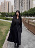 CEENIU長(cháng)款防曬衣女2025新款百搭全身防曬服沙灘皮膚衣連帽長(cháng)袖遮陽(yáng)騎行 黑色+鏡片款 均碼 【建議80-130斤】 曬單實(shí)拍圖
