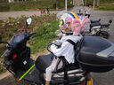 LS2摩托車頭盔兒童3C半盔男女小孩卡丁電瓶電動車四季安全帽O(jiān)F602 特白-粉紅黃海豹 L（50-52CM頭圍） 曬單實拍圖