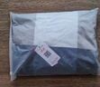 雅鹿a類全棉床笠單件180x200純棉床單席夢(mèng)思床墊床罩保護(hù)套單人床笠罩 藍(lán)大格--A類母嬰級(jí) 簡約單床笠系列-- 200cm*180cm 曬單實(shí)拍圖