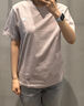 北面（The North Face）男女同款純棉短袖T恤情侶款戶(hù)外休閑透氣新款TheNorthFace|8D83 1OA/月影白 M /170/92A 曬單實(shí)拍圖