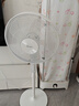 格力（GREE）電風(fēng)扇家用大風(fēng)量五葉立式落地扇 客廳宿舍定時(shí)轉(zhuǎn)頁扇搖頭循環(huán)對(duì)流換氣扇可升降機(jī)械電扇 FD-4012 白色 曬單實(shí)拍圖