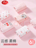 浪莎（LangSha）兒童內(nèi)褲女童內(nèi)褲純棉學(xué)生寶寶舒適內(nèi)褲女孩條裝6條裝卡通圖案160 曬單實(shí)拍圖