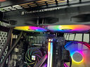 Thermalright(利民) AQUA ELITE 360 WHITE ARGB 一體式水冷散熱器日蝕幻彩光效 ARGB冷頭 AE360 WHITE ARGB 曬單實拍圖