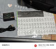 特倫斯電子琴88鍵折疊琴成人兒童初學電鋼鍵盤教學樂器V10家用鋼琴 典雅黑+原裝琴包 曬單實拍圖