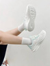 安踏漫步丨運動鞋女鞋夏季輕質(zhì)網(wǎng)面透氣軟底輕質(zhì)跑鞋緩震耐磨跑步鞋女 曬單實拍圖
