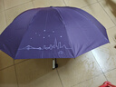 天堂傘晴雨兩用雨傘防曬防紫外線(xiàn)太陽(yáng)傘大號抗風(fēng)遮陽(yáng)折疊傘男女士 暗夜紫 曬單實(shí)拍圖