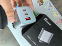 凡契ZIRCO65W氮化鎵充電器三口PD快充適用于蘋果iPhone16系列華為折疊 銀色 曬單實拍圖