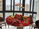 鹿家良品（LUUGAA）云團餐廳吊燈現(xiàn)代簡約奶油風護眼餐廳燈三頭吊燈餐桌燈中山燈具 【特惠款】護眼圓盤50cm無極光63W智能白 曬單實拍圖