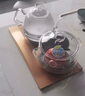金灶（KAMJOVE）底部自動(dòng)上水電熱水壺 茶臺(tái)煮泡茶燒水壺保溫一體機(jī)全自動(dòng)恒溫H9 香檳金【20x37cm】 1個(gè) 曬單實(shí)拍圖