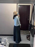 貝仙祺2025夏季新款女休閑褲裙新款冰絲棉麻闊腿裙褲女夏季薄款高腰寬松 粉色【大褲腳有口袋】 L 【建議115-130斤】 曬單實(shí)拍圖