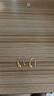 中國(guó)黃金（CHINA GOLD）足金999精美鏡面水滴耳環(huán)黃金耳飾送女友老婆媽媽生日禮物 凈金重約 1.2g 曬單實(shí)拍圖