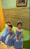 G.DUCKKIDS小黃鴨冰雪奇緣愛(ài)莎公主裙女童連衣裙夏季兒童艾莎裙子六一表演服 艾莎公主裙 110 尺碼4~5歲【100-110cm】 曬單實(shí)拍圖