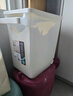 茶花塑料雜糧收納箱米桶15L 白色 1個(gè)裝 帶輪 曬單實(shí)拍圖