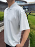 DESCENTE 迪桑特ESSENTIAL系列男女同款短袖POLO衫夏季新品 LG-Oyster Mushroom XL (180/100A) 曬單實拍圖
