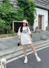 回力女鞋老爹鞋女2025新款爆款蝴蝶厚底增高小白鞋百搭透氣運(yùn)動鞋子女 淺米/淺綠 37 曬單實(shí)拍圖