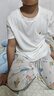 Gap男女童2025春季新款純棉小熊刺繡短袖T恤百搭兒童裝上衣756113 奶白色 140 cm(10-11歲) 亞洲尺碼 曬單實拍圖