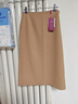 唐謎（TANGMI）面試上班穿西裝半身裙女夏季2025新款高腰通勤裙女中長款包臀裙子 中長款-卡其色 /裙長71CM L (28) /推薦105-115斤 曬單實拍圖