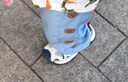 暇步士（Hush Puppies）童鞋新款兒童涼鞋女童軟底防滑輕便鏤空男童戶(hù)外登山運動(dòng)沙灘鞋子 HP4215藍色 27 曬單實(shí)拍圖