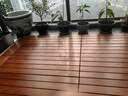 ANGEL DECK室外防腐木板陽(yáng)臺(tái)架空木地板戶外露臺(tái)花園地面抬高定制木龍骨地板 長(zhǎng)90cm*寬30cm*高4.7cm 曬單實(shí)拍圖