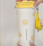 星巴克（Starbucks）杯子果緣奇遇系列不銹鋼杯大容量便攜水杯高顏值桌面杯男女士送禮 雙飲口不銹鋼杯(配掛鏈)480ml 曬單實拍圖