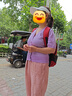 浪莎亞麻彎刀褲女夏季2025新款媽媽裝高腰顯瘦寬松九分休閑褲 曬單實(shí)拍圖