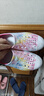 Skechers斯凱奇童鞋女童洞洞鞋沙灘鞋夏季一腳套印花透氣兒童涼鞋302114L 【彩虹】淺粉色/LTPK 33.5 曬單實(shí)拍圖