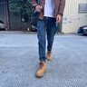 稻草人牛仔褲夏季男士2025新款薄款運動寬松微哈倫褲休閑直筒束腳褲子男 藍灰 XL 【建議130-150斤】 曬單實拍圖