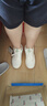 回力女鞋運動鞋女2025夏季新款透氣休閑網(wǎng)鞋女軟底輕便百搭減震跑步鞋 白綠色【緩震軟彈，輕便透氣】 40 曬單實拍圖